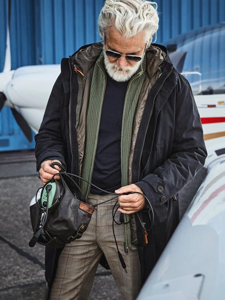 Ganzjahres-Parka navy