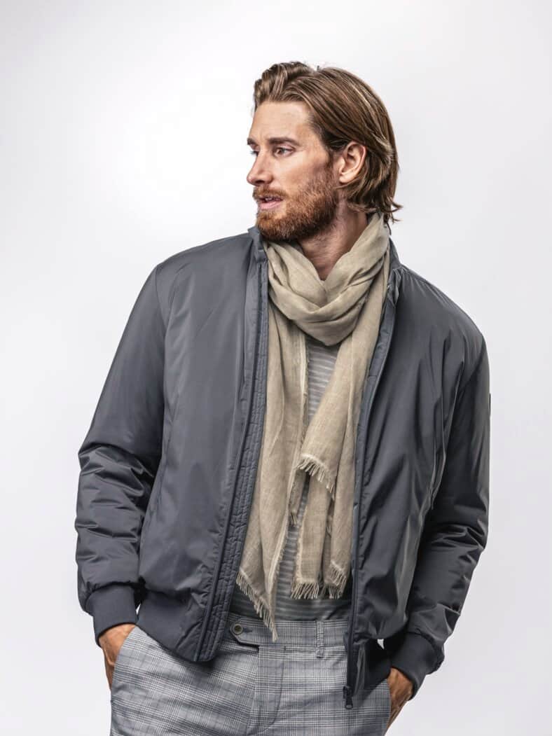 Thermomischer-Jacke eisengrau