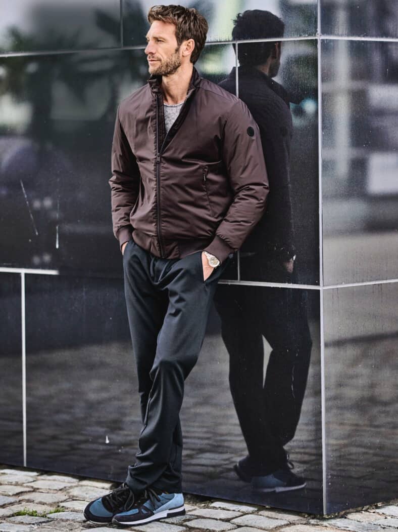 Thermomischer-Jacke kirschschoko