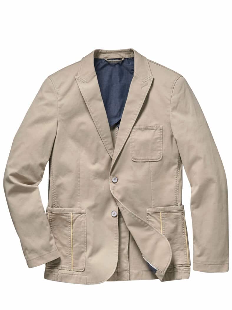 Paspel Anzugsakko sandstein
