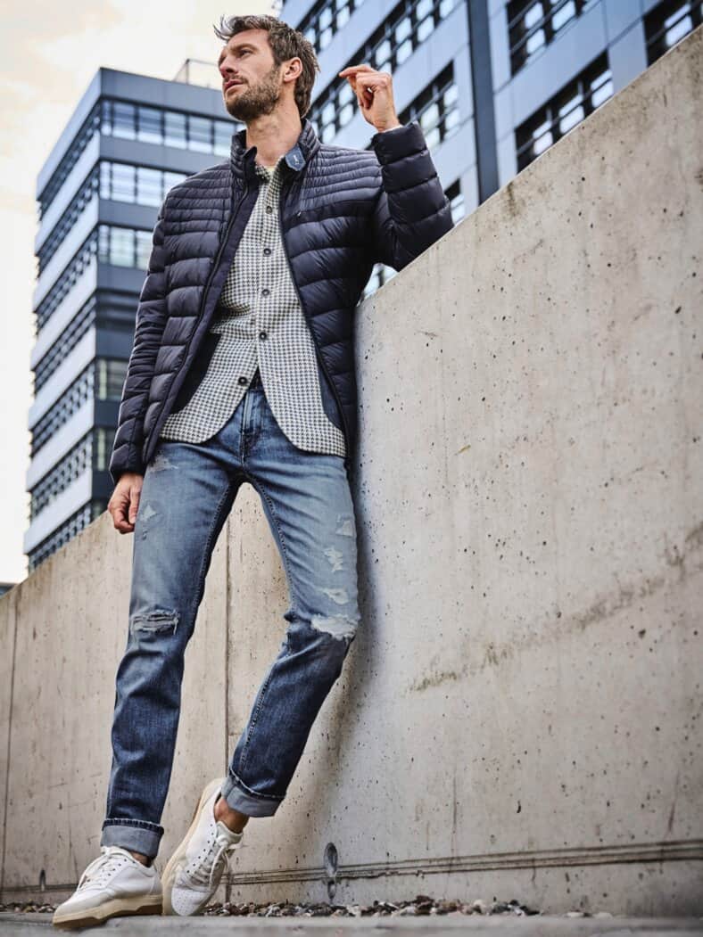 Ultraleichte Steppjacke tinte