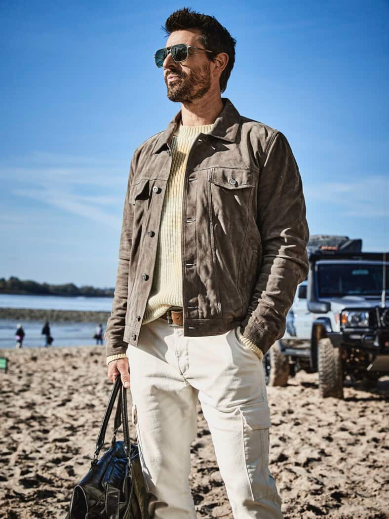 Wilde Jeansjacke schilf