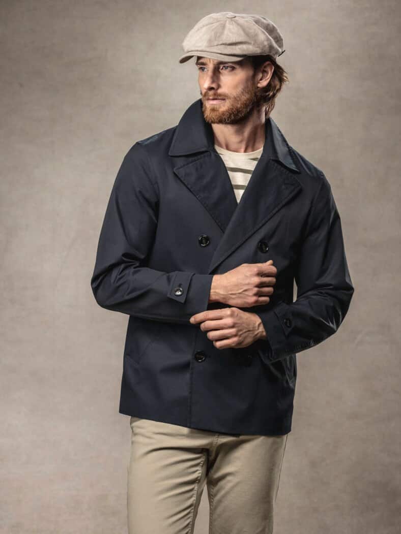 New Summer Caban seeblau