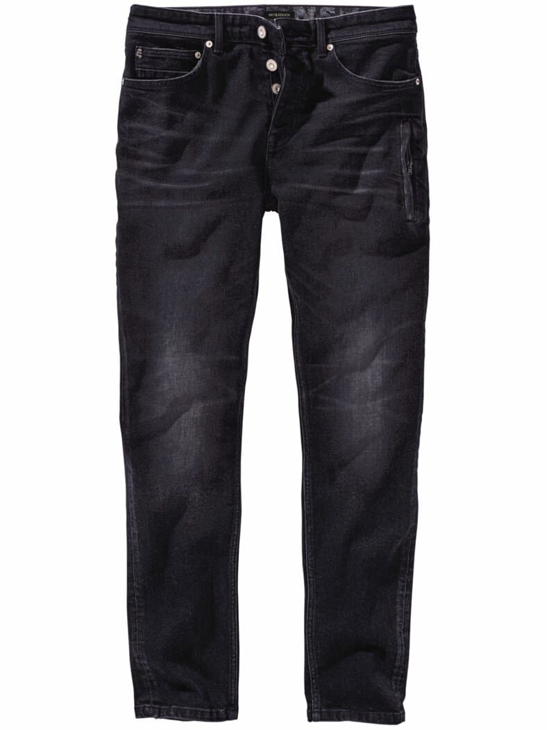 Post-Mortem-Jeans nachthimmelschwarz