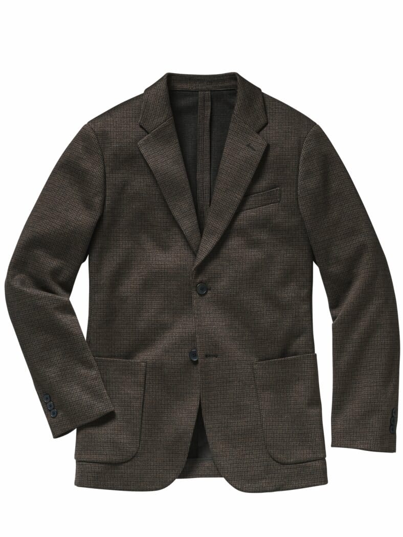 Geht-immer-Blazer Karo kokosnussschale