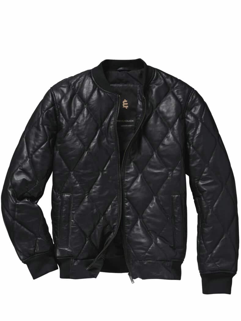 Understatement-Lederjacke schwarz