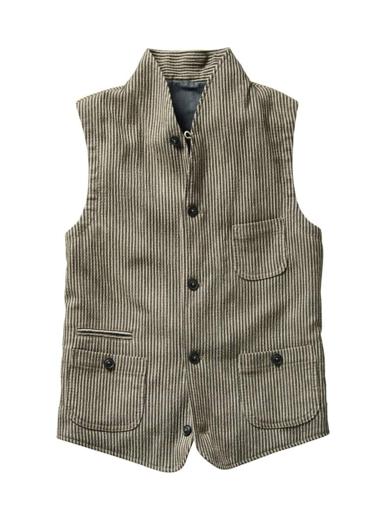 In-Aktion-Weste Streifen khaki