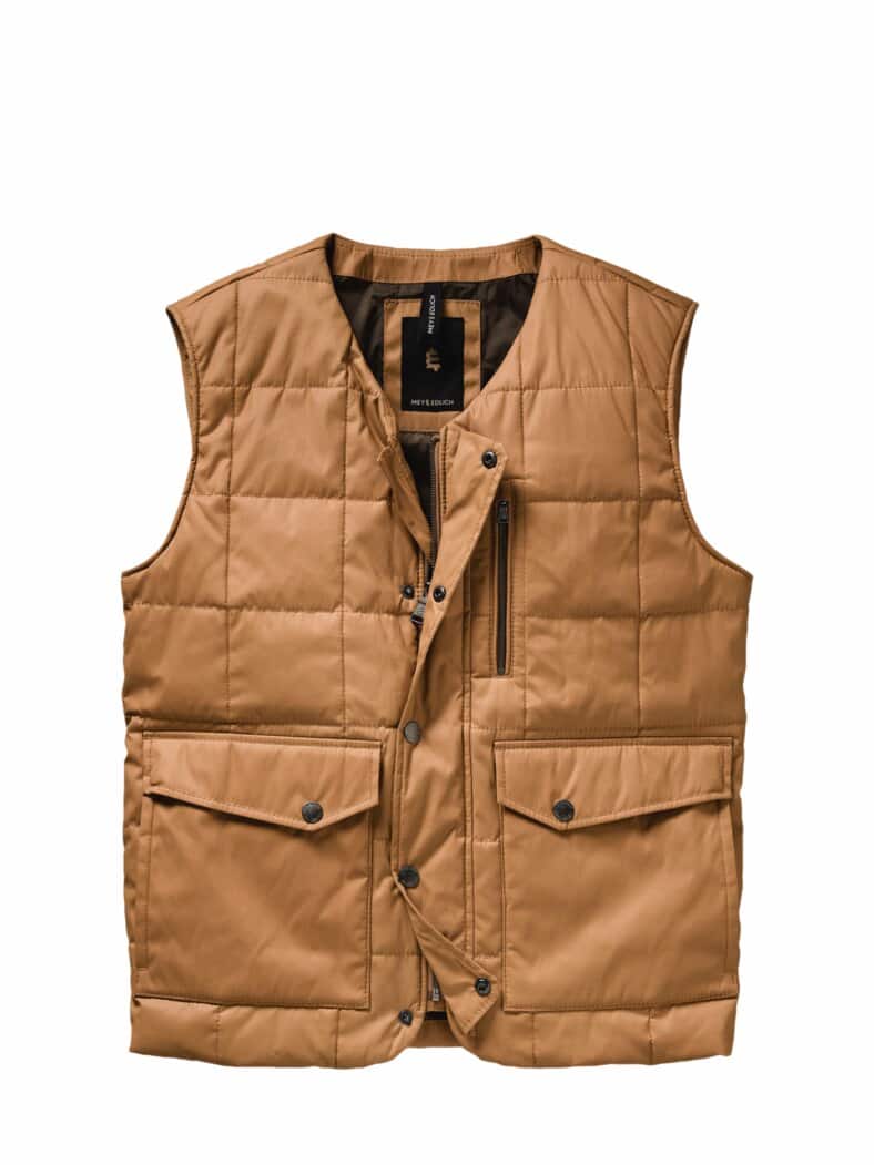 Drunter & Drüber-Weste camel