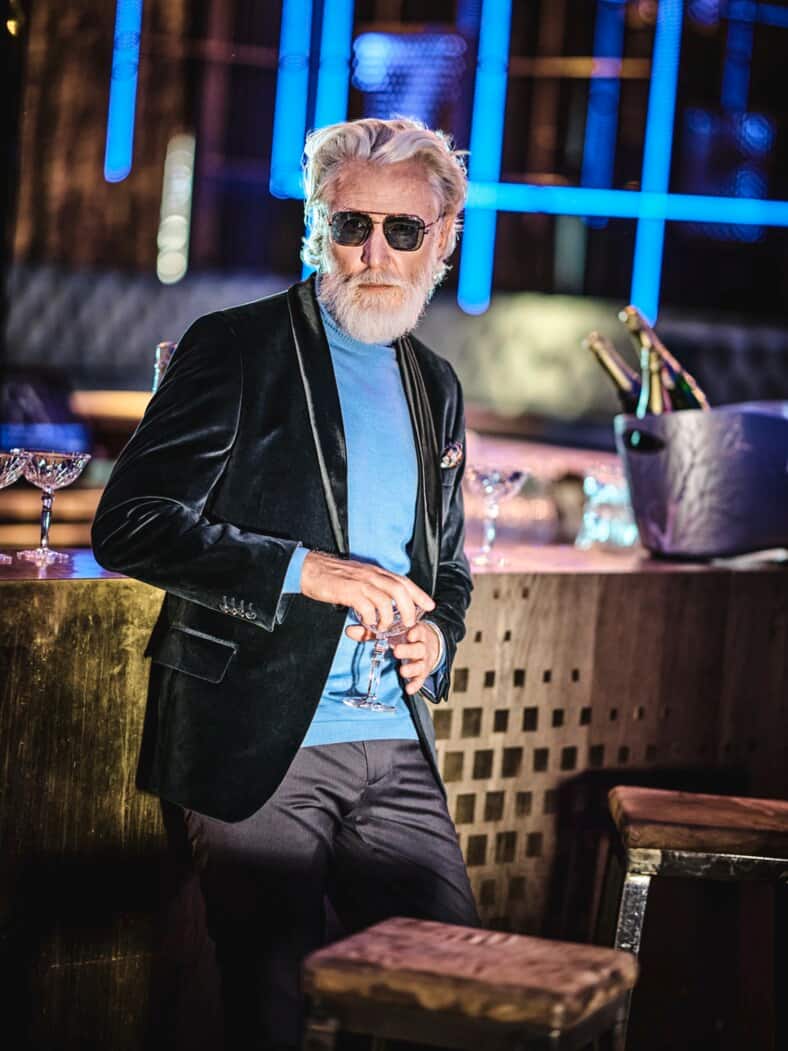 Event-Smokingsakko ozeantiefblau