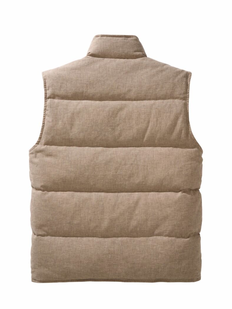 Leinen-Steppweste Aberdeen leinsand