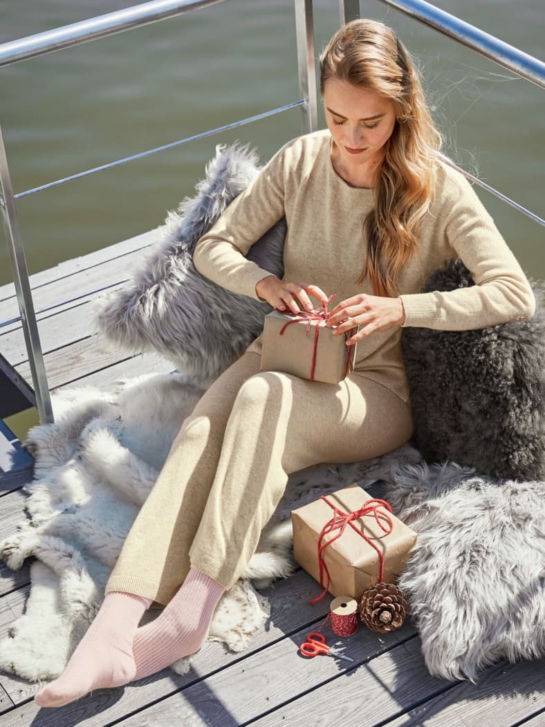 Kaschmirhose Darling sand