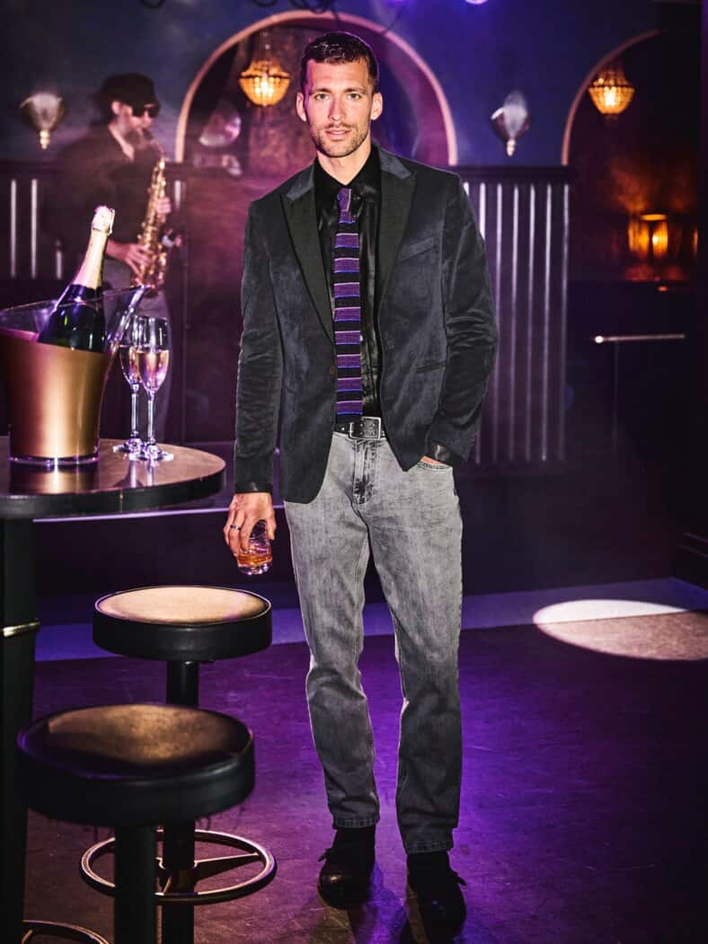 RSVP-Jackett nachtblau