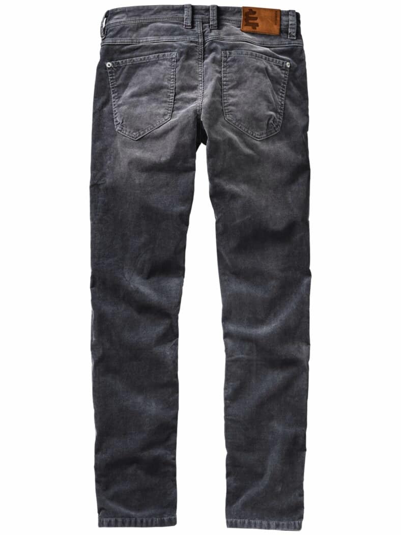 Solidarische Cordjeans betongrau