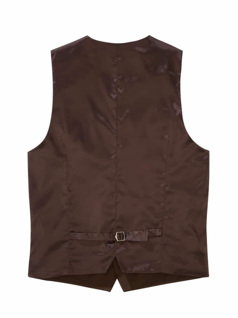 Power Move-Anzugweste kaffeebraun