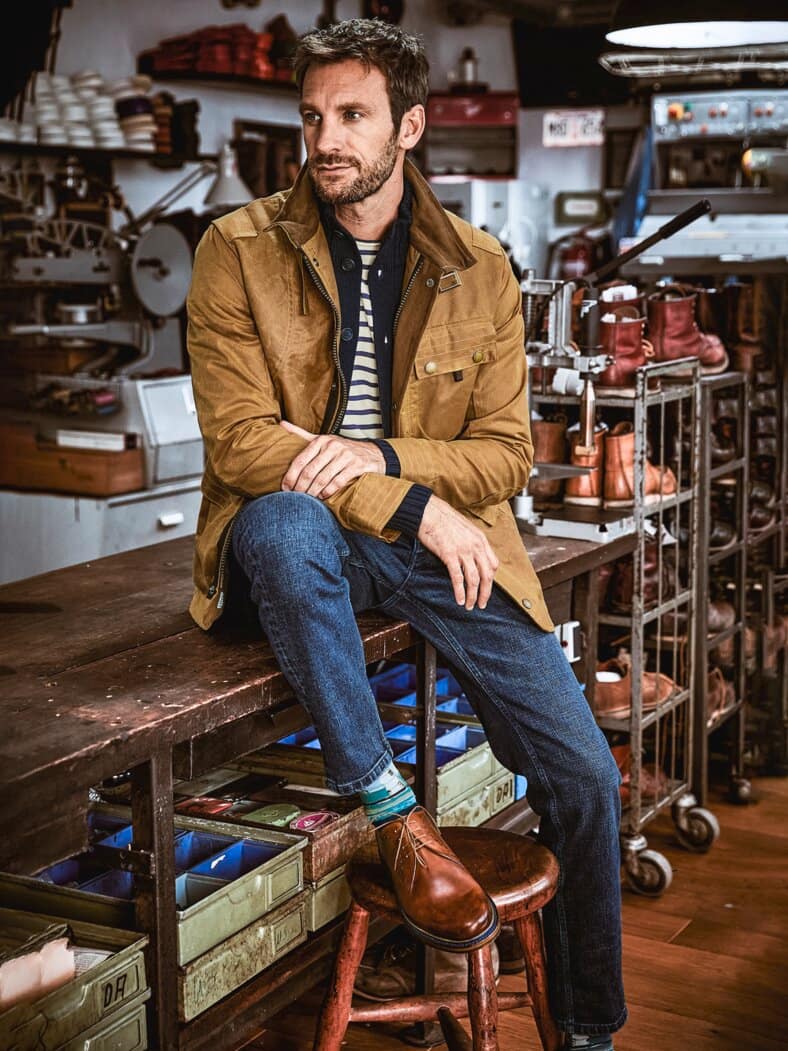 Wax-Fieldjacket Bexley SE fudge