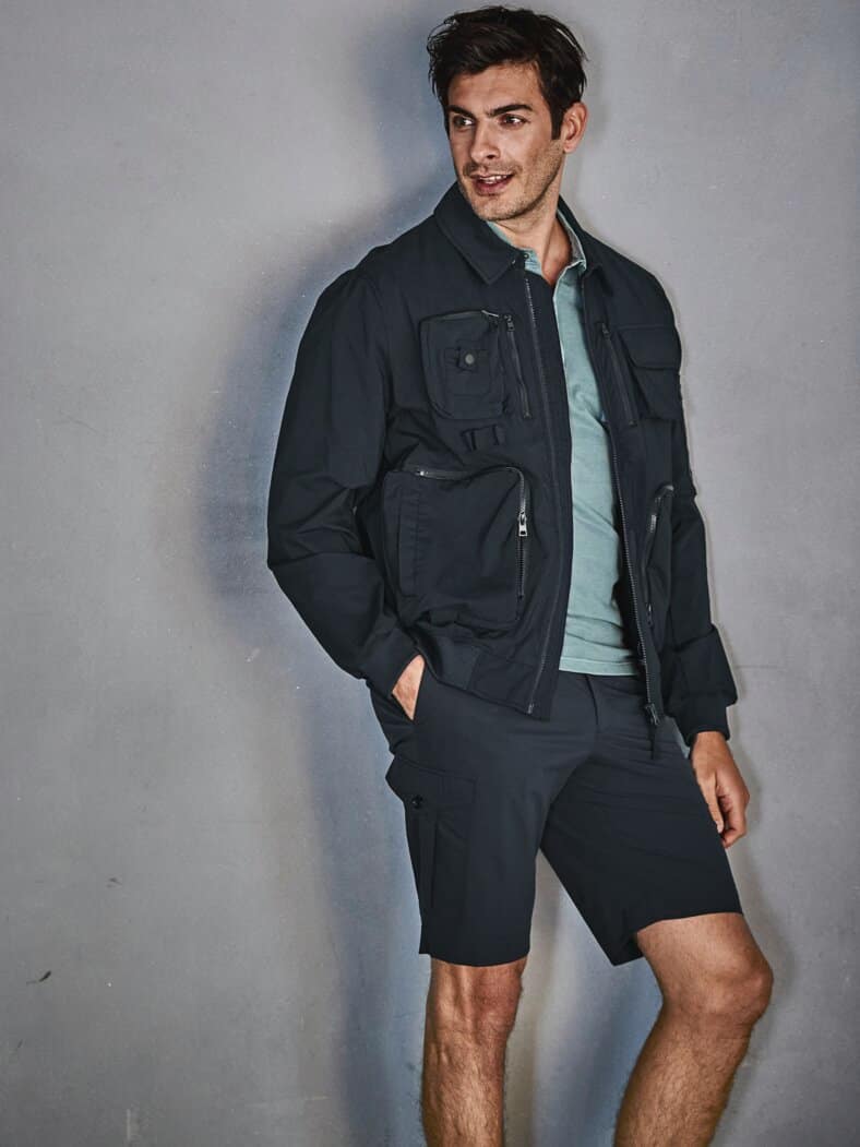 Sichere-Bank-Jacke navy