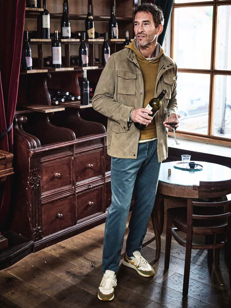 Oldtimer-Lederjacke löss