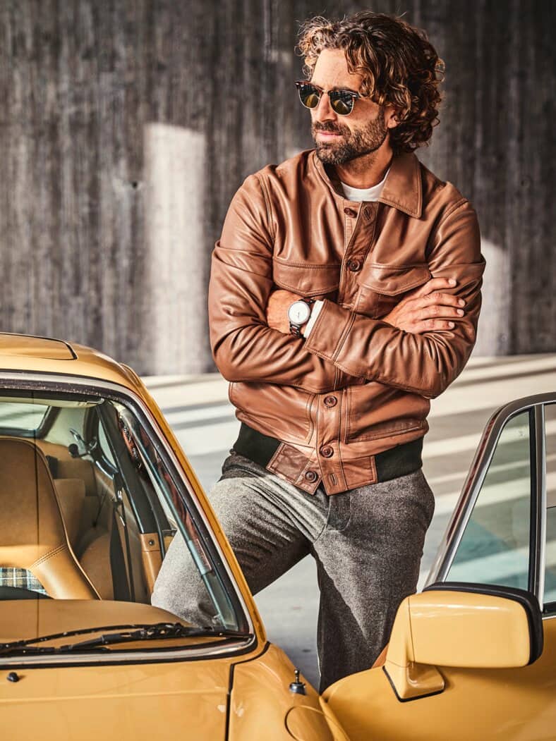 Savoir-vivre-Lederblouson sierra