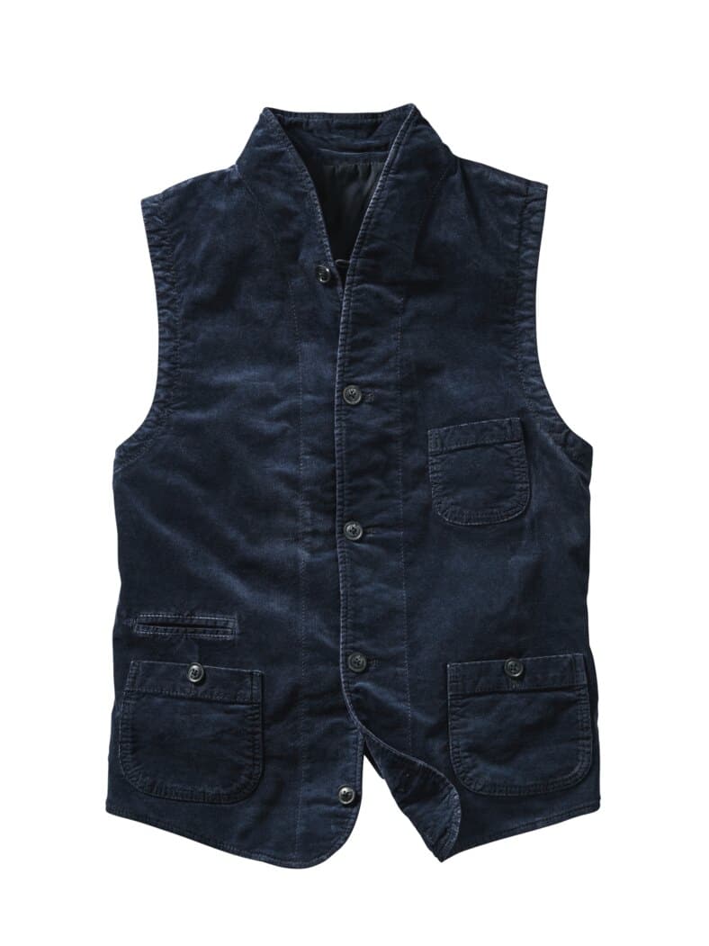 Volkers Weste tintenblau