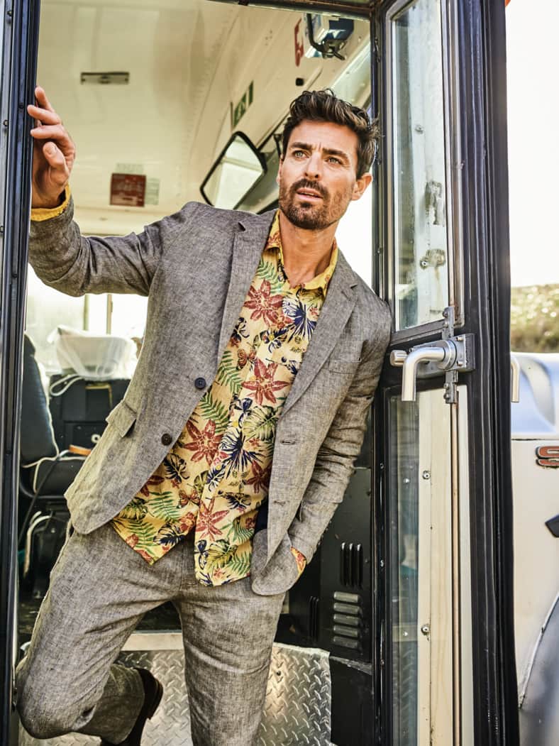 Ibiza-Anzughose walnuss