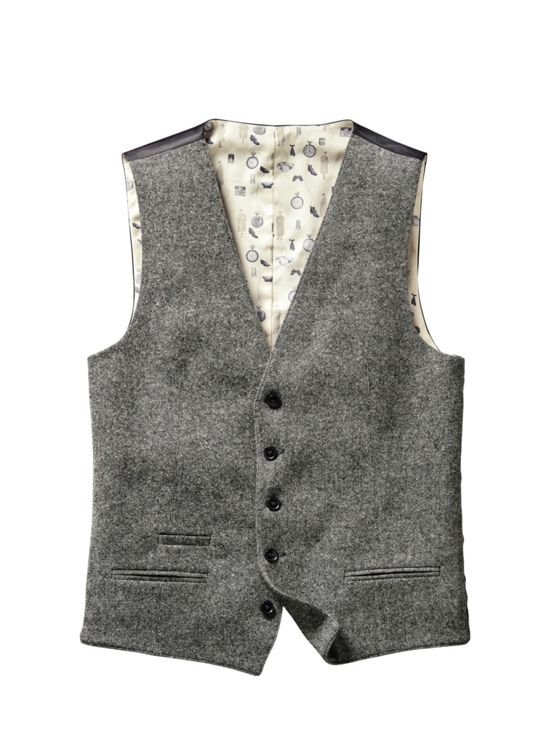 Ernst-Mey-Anzugweste 1892 pfeffer/salz