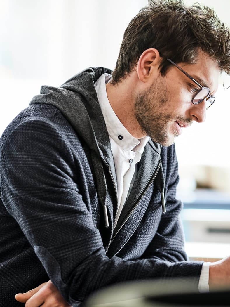 Schabernack-Sakko Karo blau