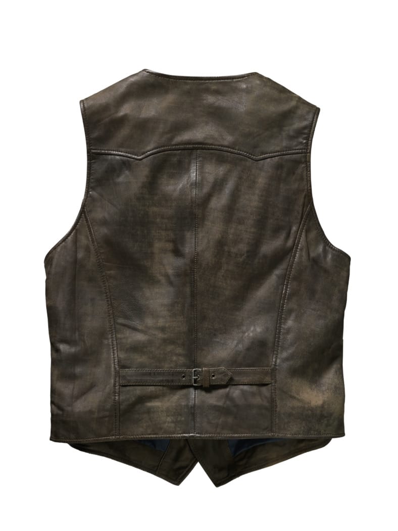 Keine-Klischees-Weste vintage-braun