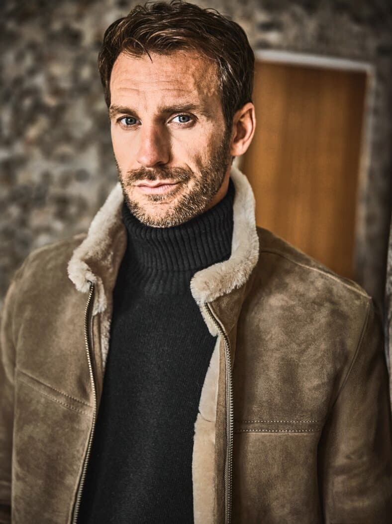 Lammfelljacke Lupus wolfsgrau