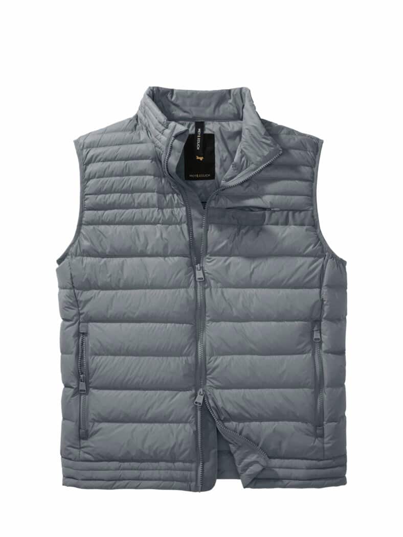 Kreislauf-Steppweste graublau