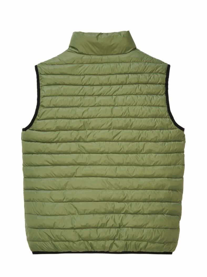 Klare-Kante-Weste olive