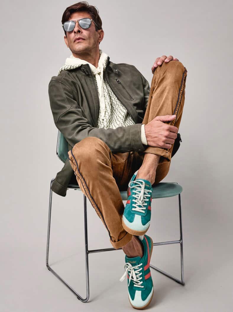 Velvet-Racer-Lederjacke bergolive