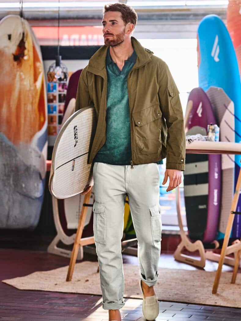 Sommernachtsjacke olive