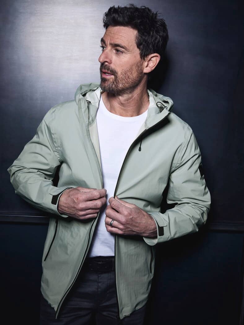 Membran-Regenjacke nebelwolke