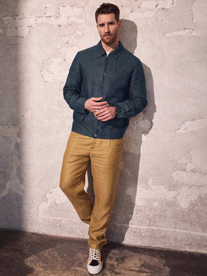 Porto-Levante-Blouson denimblau