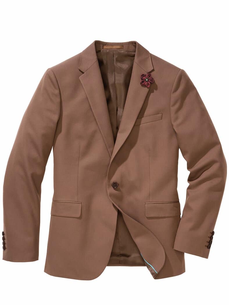 Desert-Anzugsakko kastanienbraun