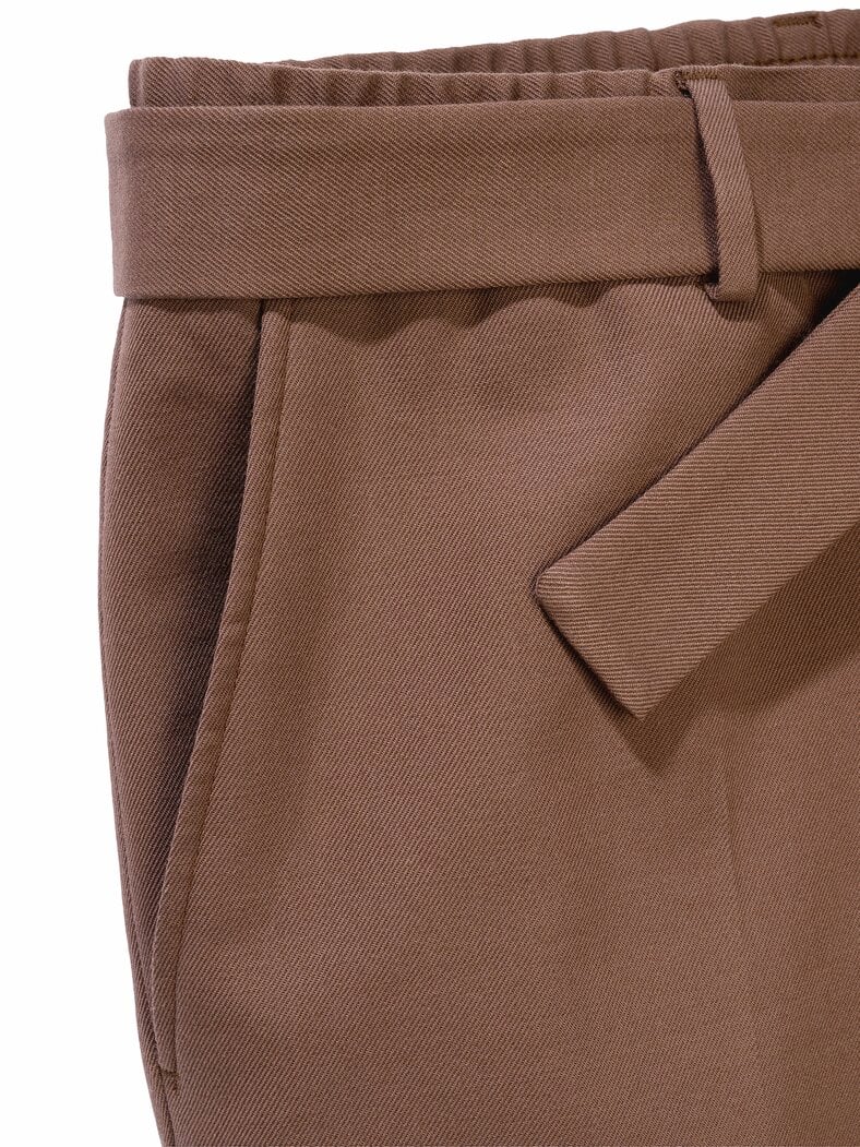 Desert-Anzughose kastanienbraun