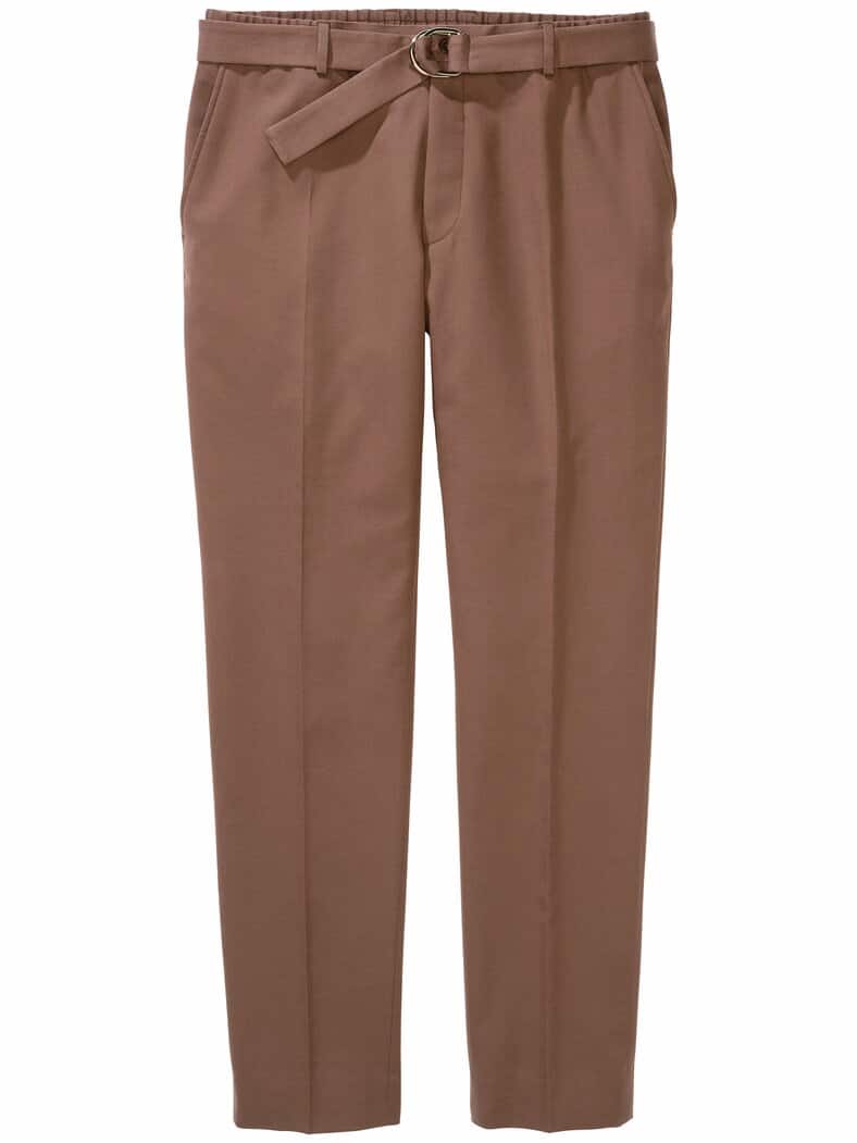 Desert-Anzughose kastanienbraun