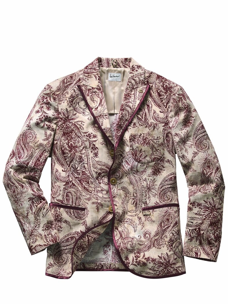 Cordsakko Lustefan Cachemire champagner/bordeaux