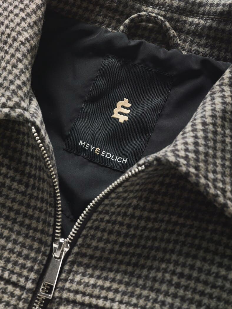 Vorausgehen-Blouson silberholz