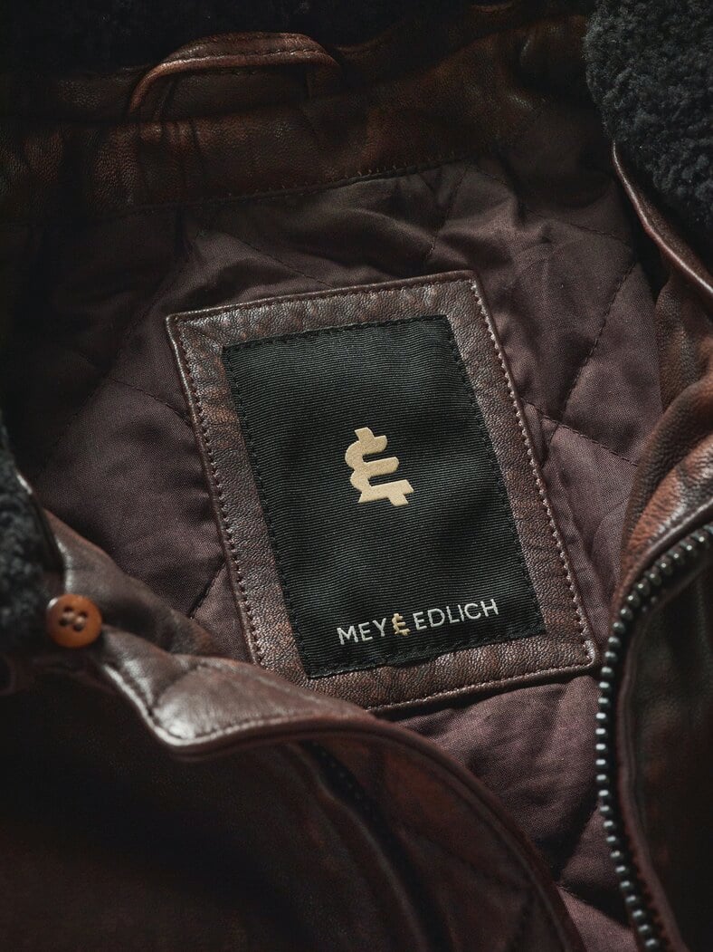 Aufwind-Lederjacke cognac