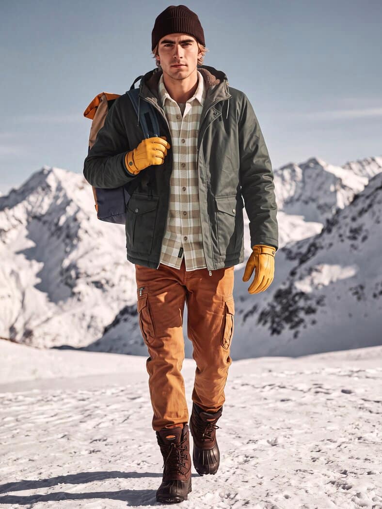 Tundra-Waxjacke dunkeloliv