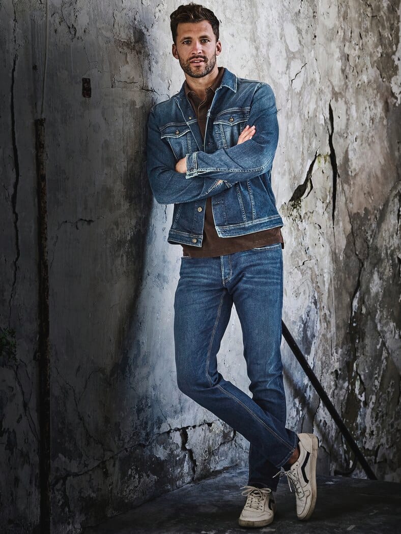 Collab-Denim-Jacket blauquarz