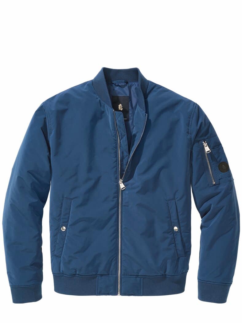 Urbane Fliegerjacke bergseeblau