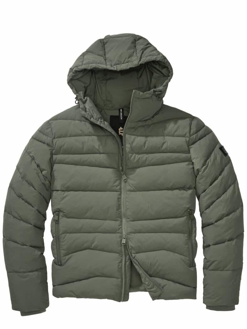 Nichtlineare Steppjacke olive