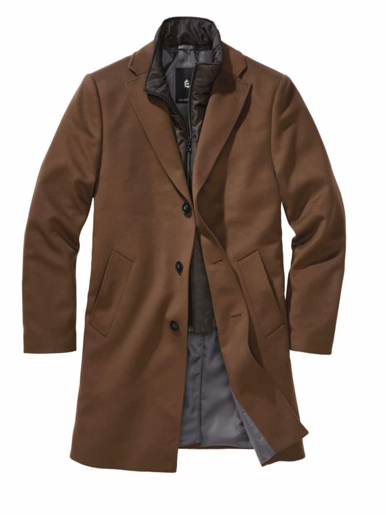 Balance-Wollmantel tabak