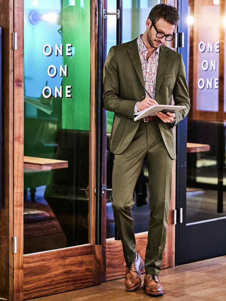 Wüstenwind-Anzughose 2.0 olive