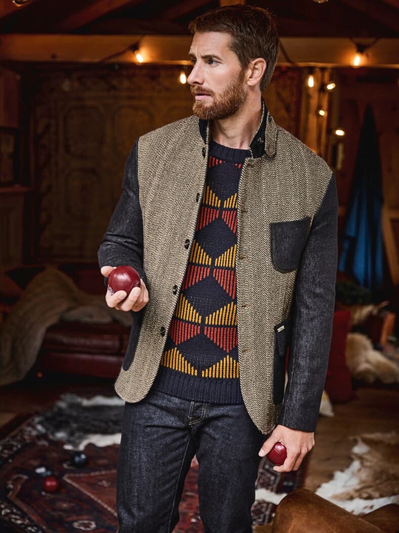 Luis Trenker Sakko Lurobert gamshaar