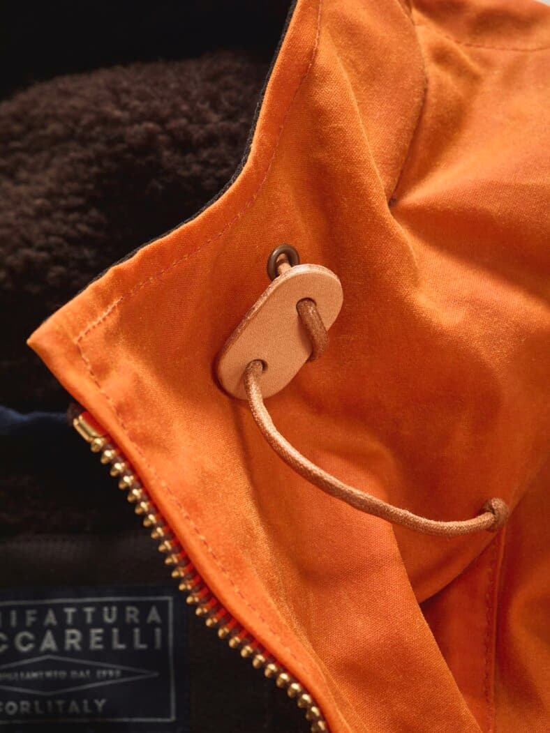 Manifattura Ceccarelli Wachsjacke hokkaidokürbis