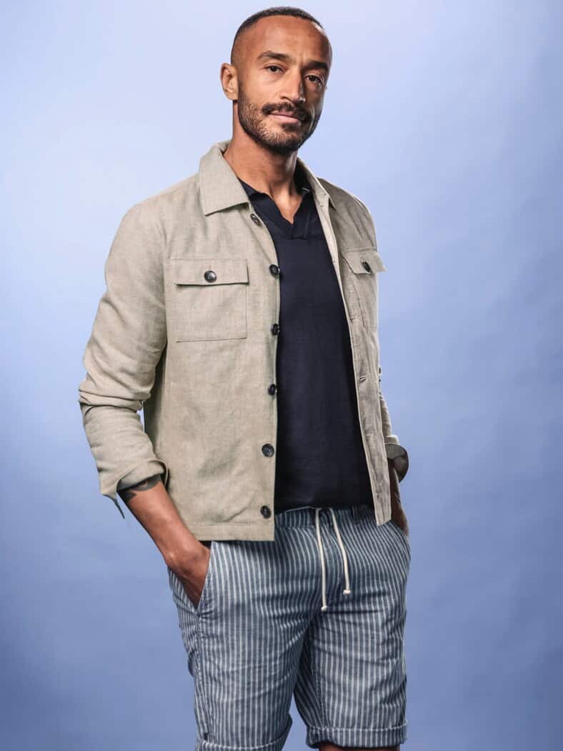 Shirt-Jacken-Sakko natur