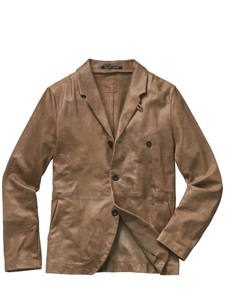 Lederjacke tra32il champagner